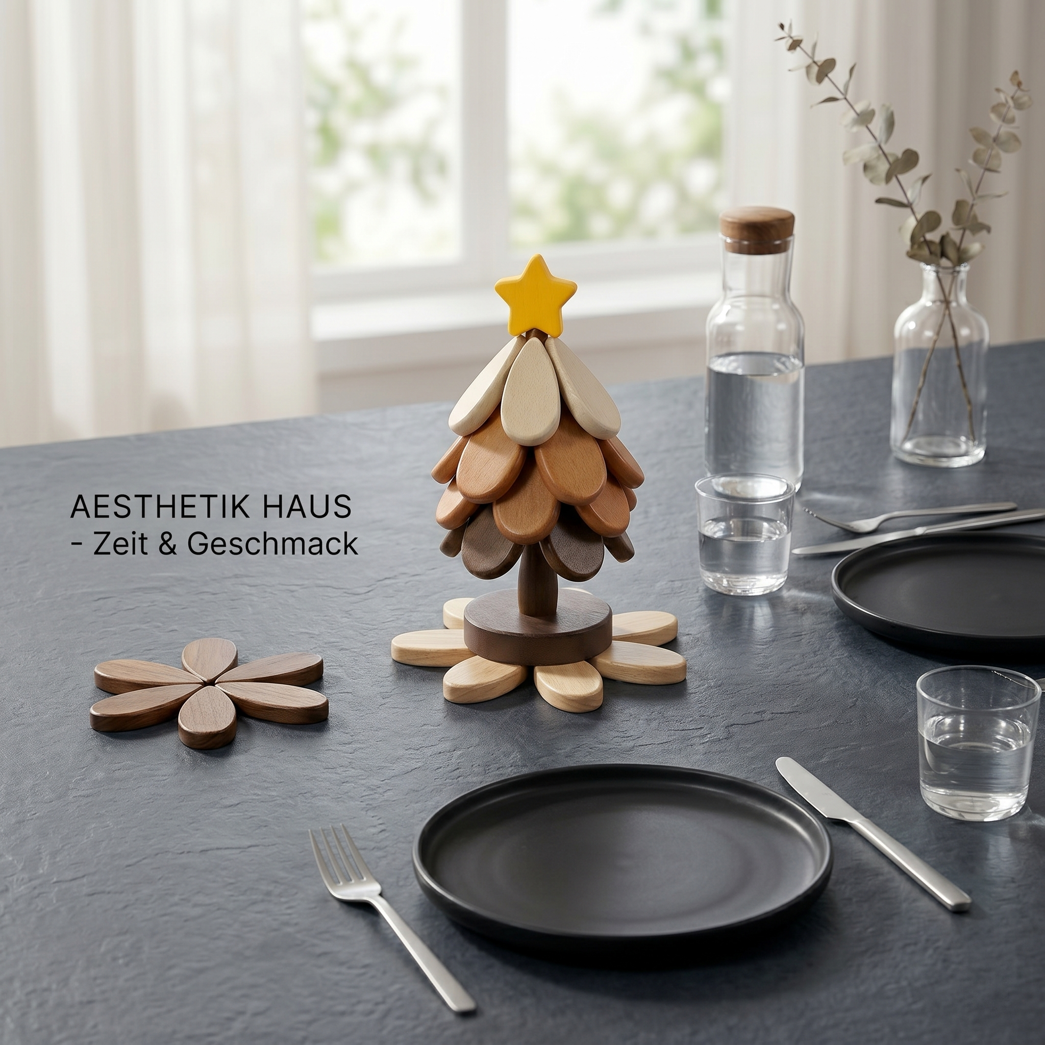 Weihnachtsbaum Trivet Set